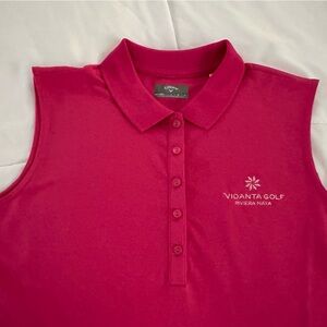 Callaway Vibrant Pink Polo Women’s Golf Shirt